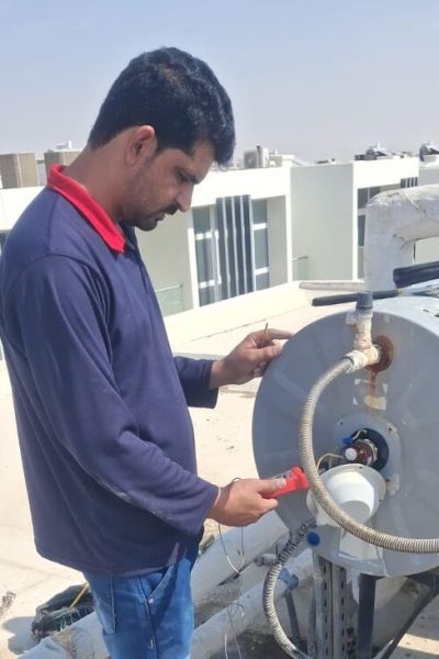 Water heater installation in Damac Hills